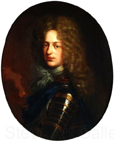 WERFF, Pieter van der Portrait of Philipp Wilhelm August von der Pfalz Norge oil painting art
